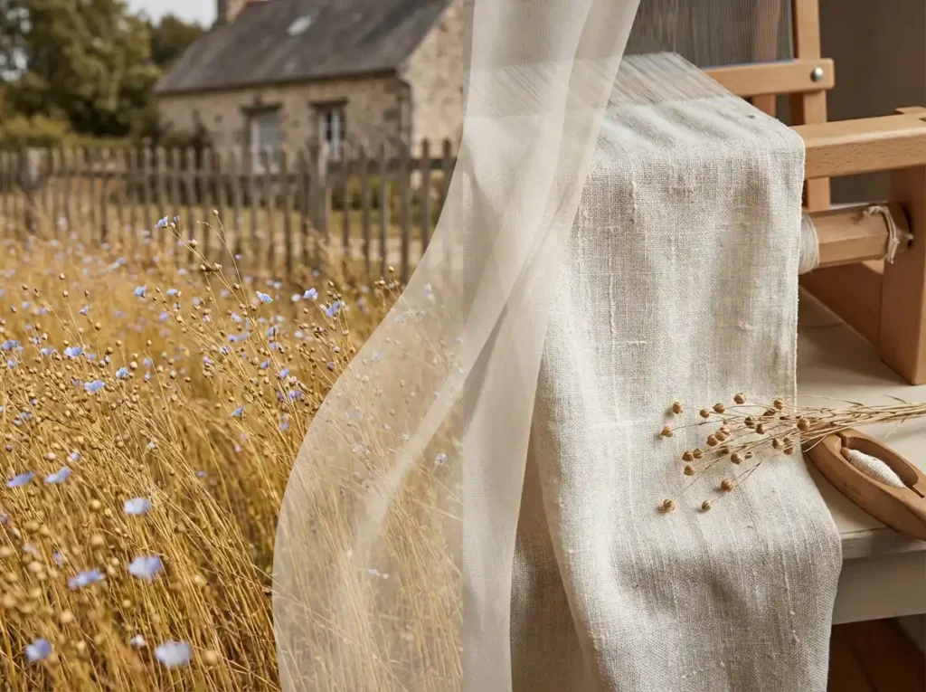 what is linen made of